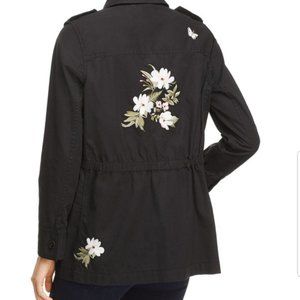 Kate Spade Floral Army Jacket - Large